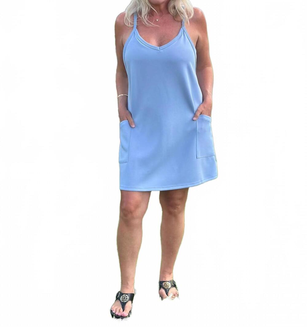 NEW WASABI + MINT georgia romper in marine blue